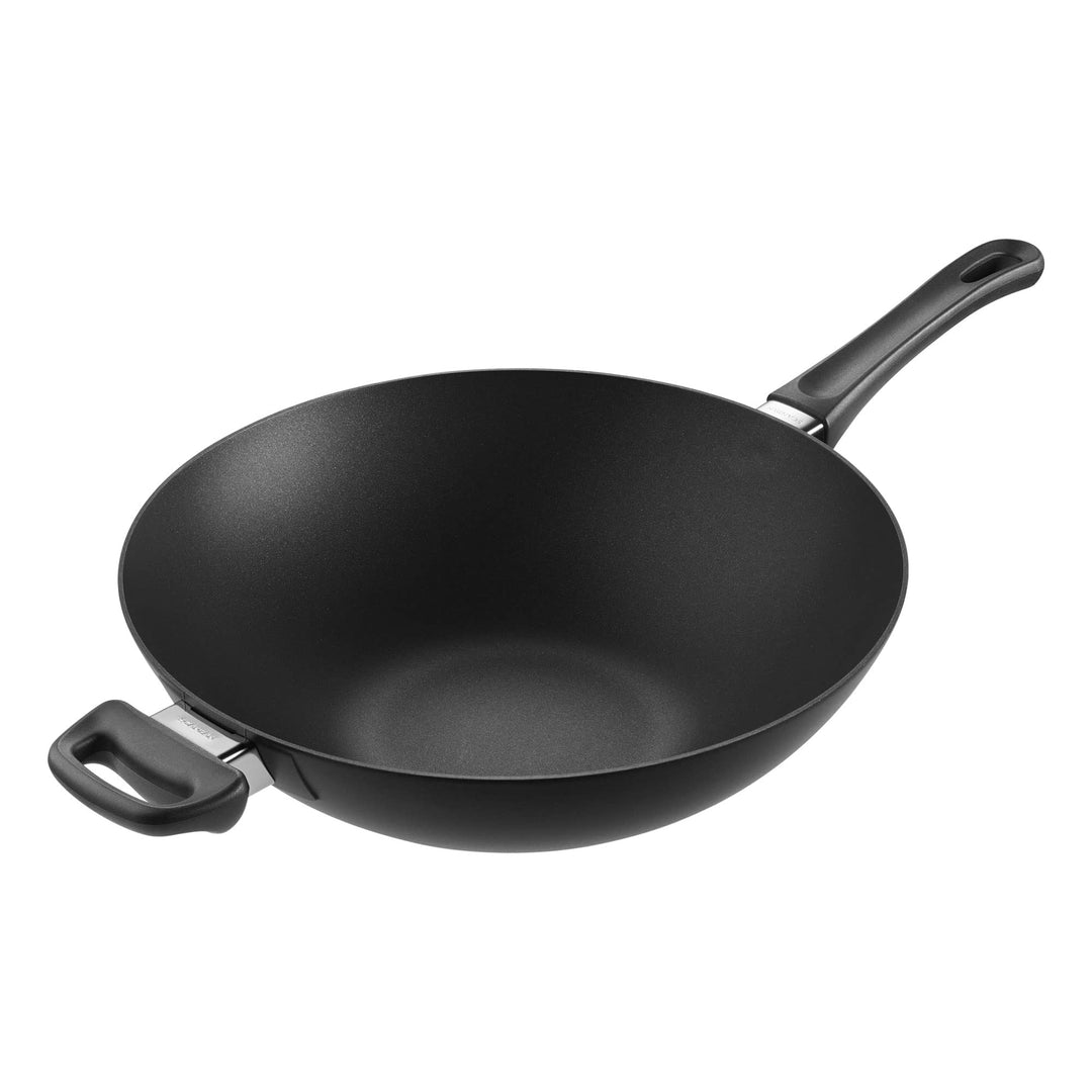 SCANPAN Classic Wokpfanne Induction 32 cm, Antihaft, Alle Herdarten Induktion geeignet, 32 cm, Induk