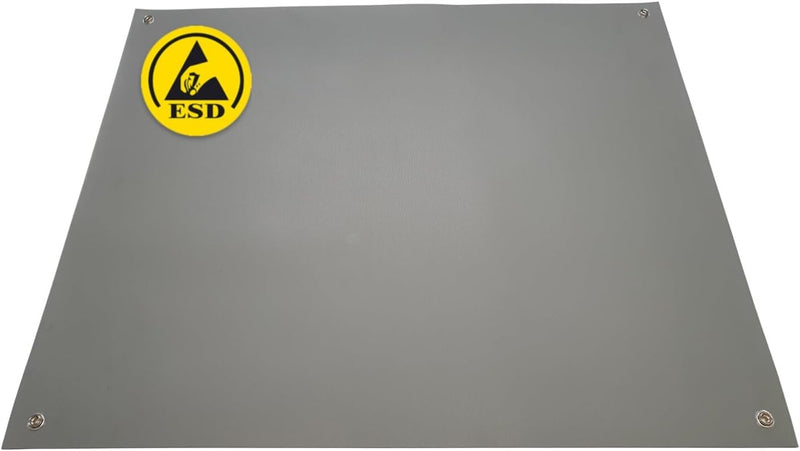 Minadax 60 x 50cm Antistatik ESD Computer Matte Tischmatte „Premiumqualität“ inkl. Manschette + 2,4m