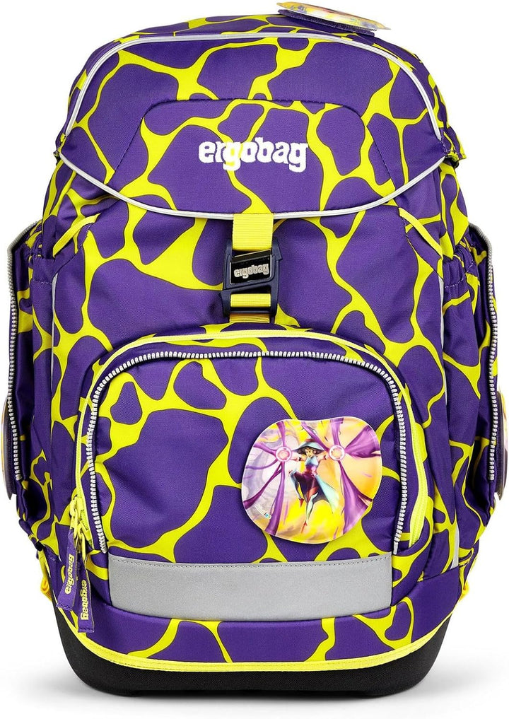 ergobag Pack Set ergonomischer Schulrucksack flexibel 6-teilig Set 1. Klasse Grundschule für Mädchen