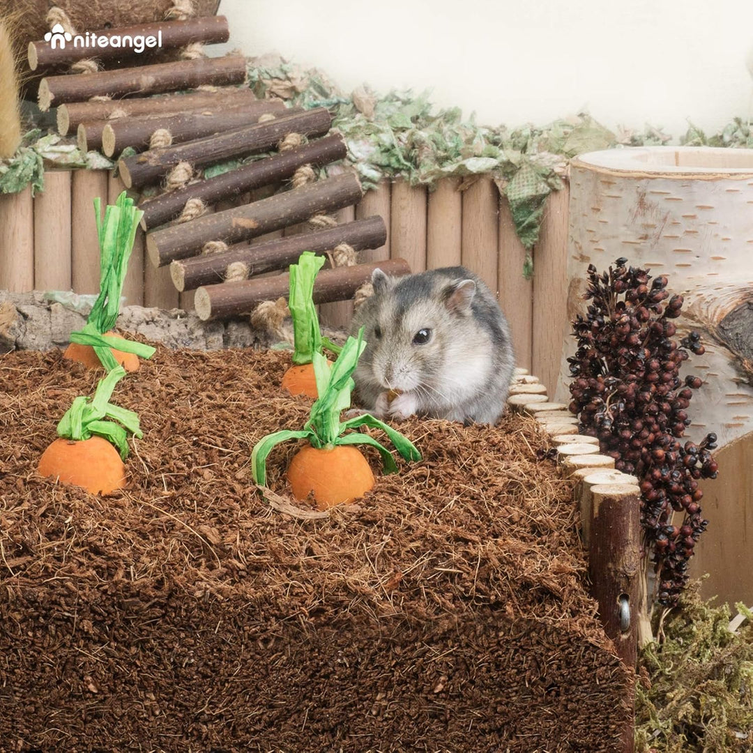 Niteangel Natürliches Kokosnuss-Hamster-Einstreu und Haustierstreu für Zwerghamster, Gerbils, Mäuse,