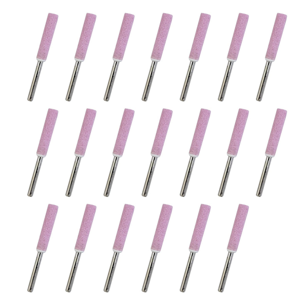 20X Kettensäge Schleifstein Fit für Kettensäge Maniküre Metall Polierwelle(7/32"-5.5MM)
