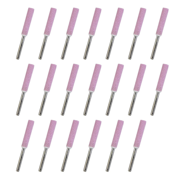 20X Kettensäge Schleifstein Fit für Kettensäge Maniküre Metall Polierwelle(7/32"-5.5MM)