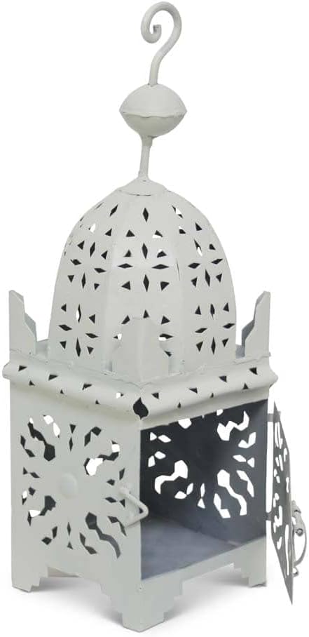 Marokkanische Laterne Wei Medium Anbar