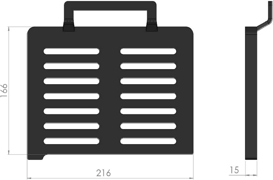 Kaminrost/Ascherost Eckig 216 x 166 x 15 mm passend für Leda Rügen** Kaminöfen inkl. Modellübersicht