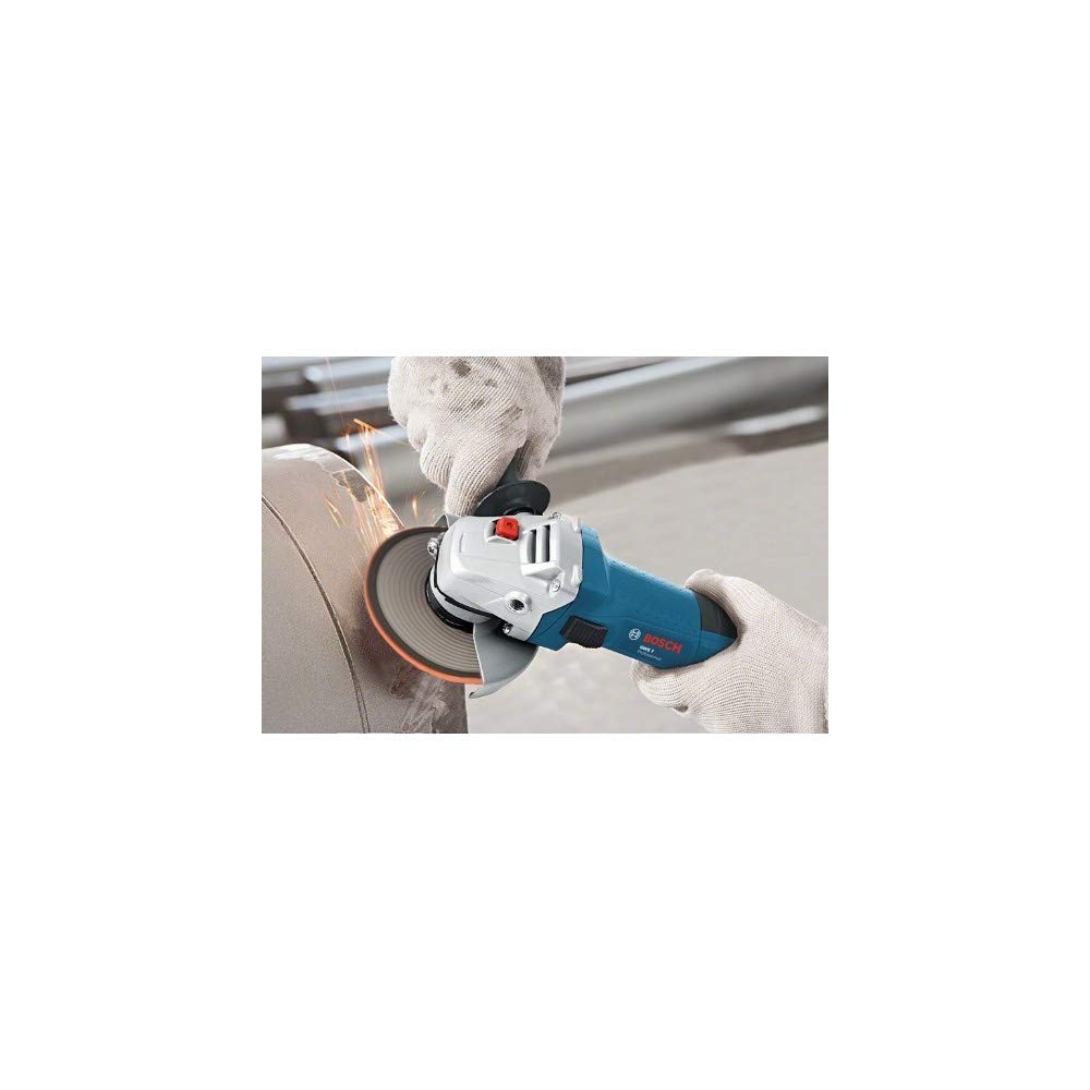 Bosch Professional Winkelschleifer GWS 7-115 (Scheiben-Ø 115mm, 720 Watt, mit Wiederanlaufschutz, Zu