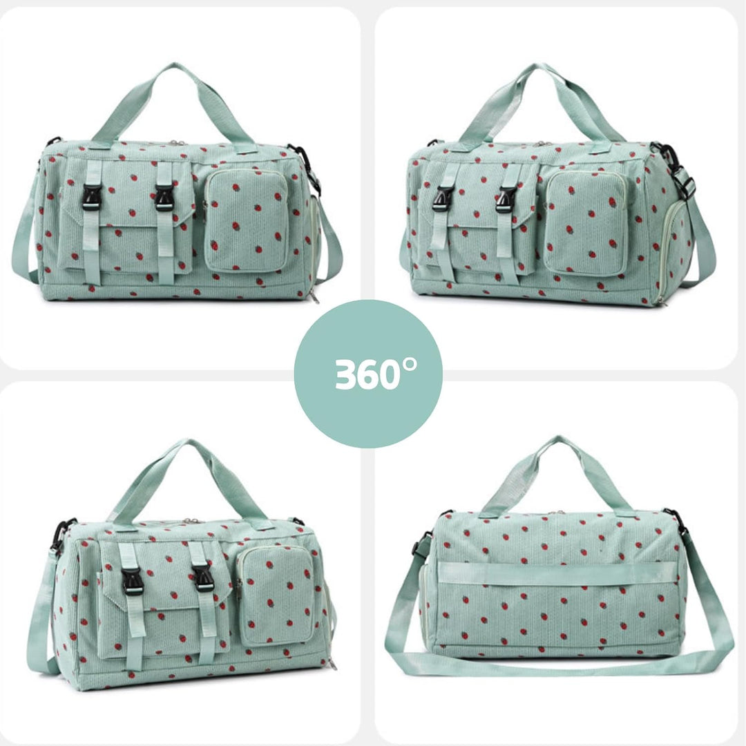 Sporttasche Kinder Mädchen Reisetasche Jungen Damen mit Schuhfach Reisetaschen Weekender Travel Bag