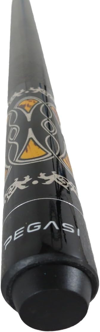 Pegasi Classic Billardqueue 146cm 2-teilig Black Hawk Schwarz Normal, Schwarz Normal