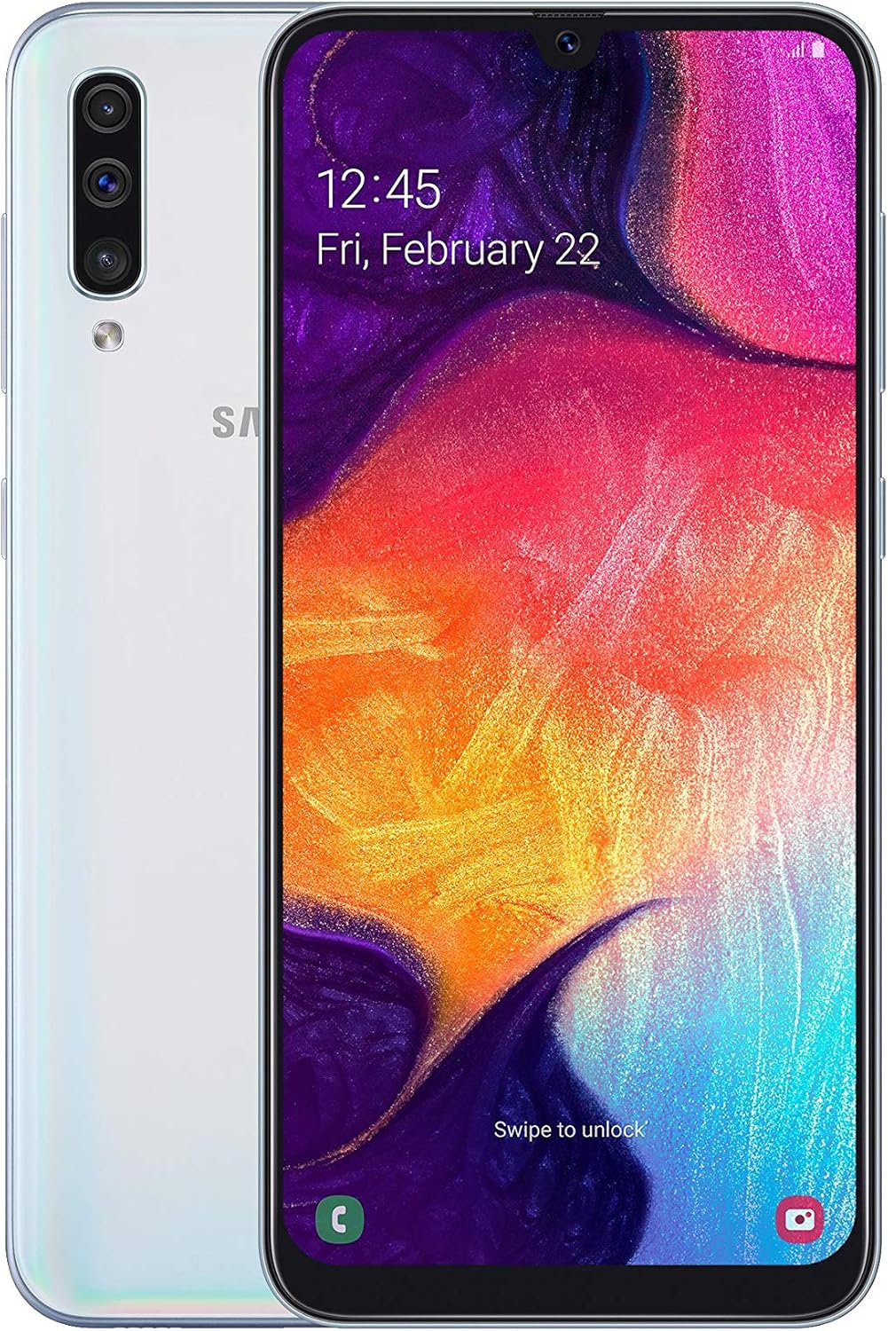 Samsung Galaxy A50 Smartphone Bundle (16.3cm (6.4 Zoll) 128GB interner Speicher, 4GB RAM, Dual sim,