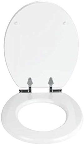 WENKO Premium WC-Sitz Lorca, Toilettensitz mit Easy-Close Absenkautomatik, WC-Deckel für sanftes Dec