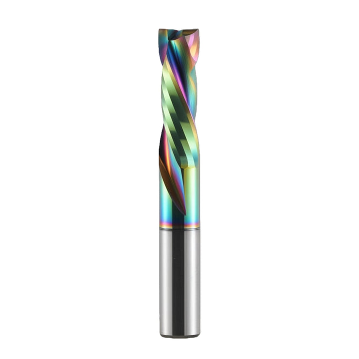 8mm Schaft Kompression CNC Fräser Schaftfräser , 2-Flöte Spiralnutfräser mit DLC Beschichtung 25mm S