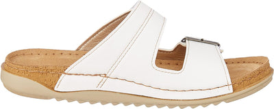 Fischer Damen Sarah Pantolette 36 EU Weiss, 36 EU Weiss