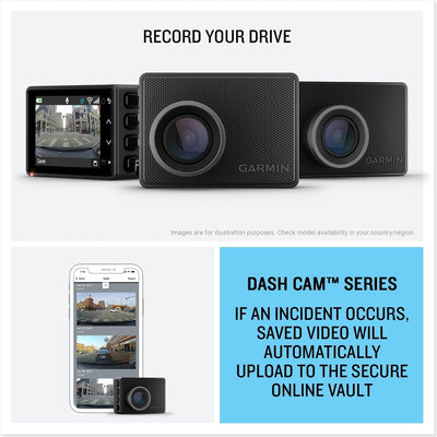 Garmin Dash Cam 57 – kompakte Dashcam mit automatischer Unfallerkennung, 2“ (5,1 cm) Farbdisplay, we