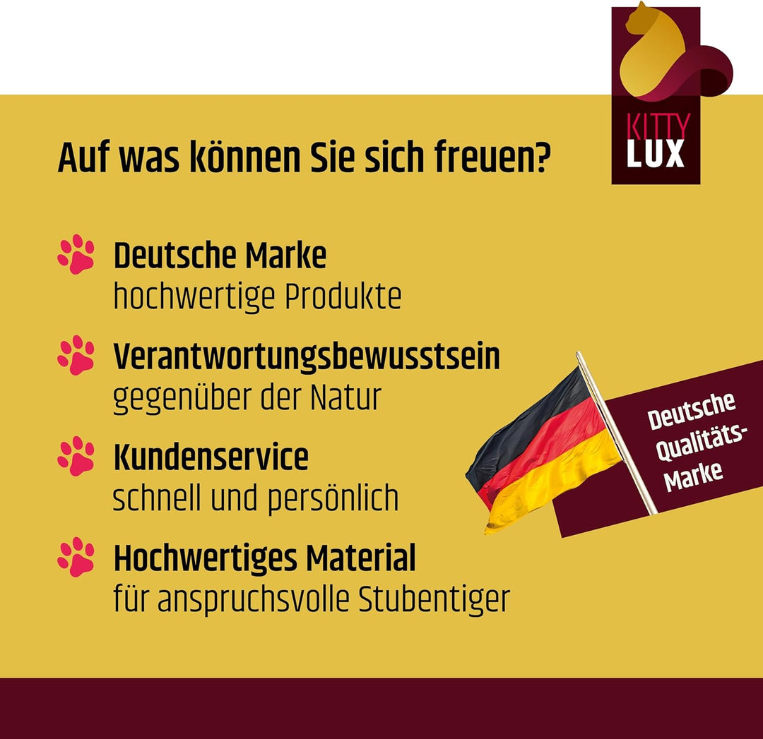 KittyLux klumpende Katzenstreu Ultimate Relax 10kg mit Lavendelduft für Sensible Katzen, Klumpstreu
