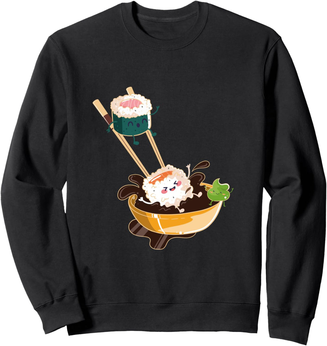 Sushi Anime I Japanisches Essen I Kawaii Sushi Sweatshirt