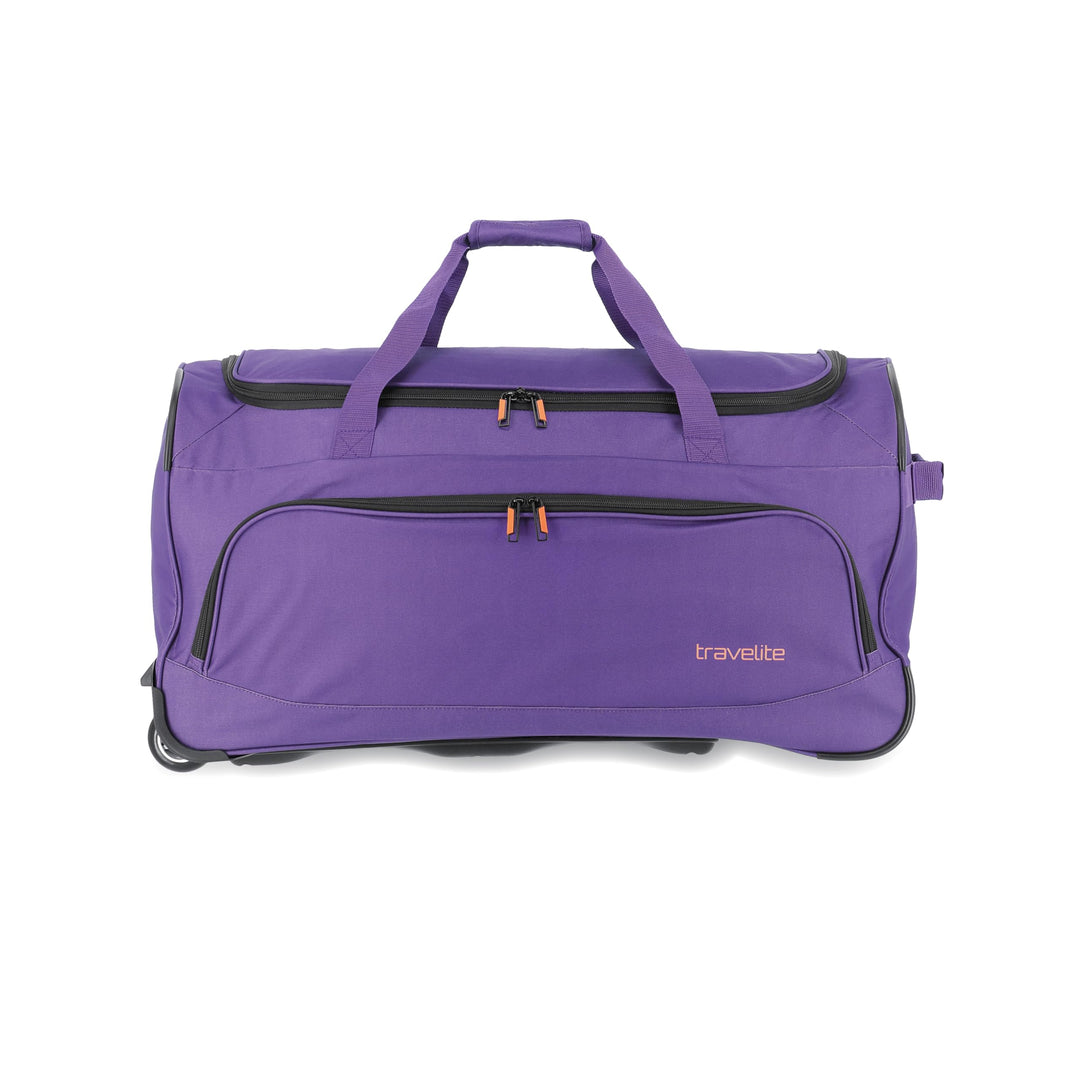 travelite 2-Rad Trolley Reisetasche Grösse L, Gepäck Serie BASICS FRESH: Weichgepäck Reisetasche mit