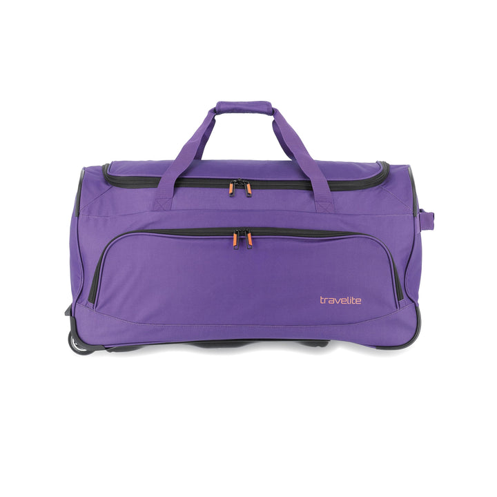 travelite 2-Rad Trolley Reisetasche Grösse L, Gepäck Serie BASICS FRESH: Weichgepäck Reisetasche mit