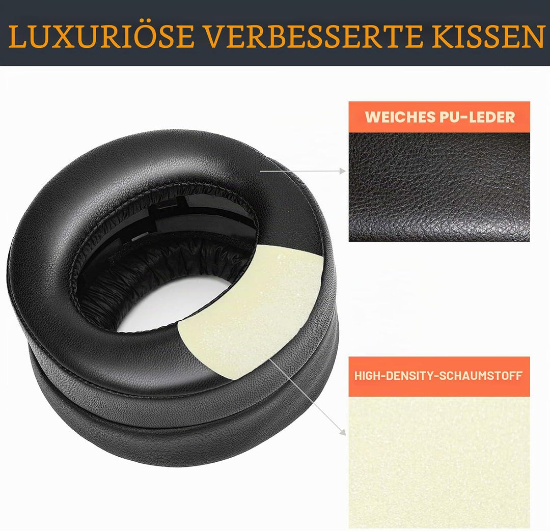 SOULWIT Professionelle Ersatzpolster Ersatz Ohrpolster Polster für Sony Platinum Wireless PS4 Kopfhö