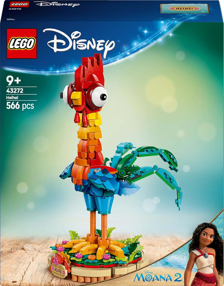 LEGO ǀ Disney Vaiana 2 Heihei - Spielset mit baubarer Tierfigur - Bauspielzeug für Filmfans - Fantas