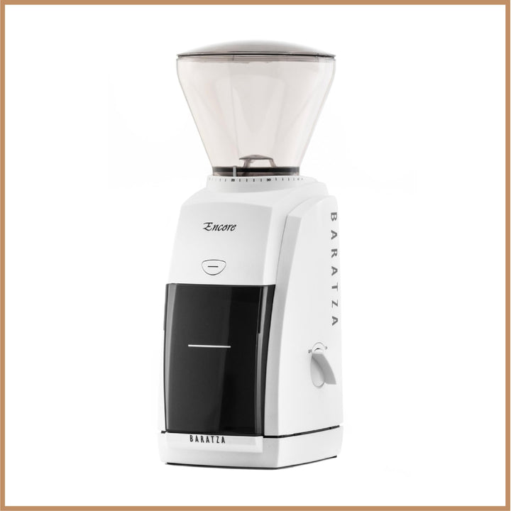 Baratza - Encore 230V Kaffeemühle - Elektrische Kaffeemühle mit Mahlwerk, Weiss, Weiss