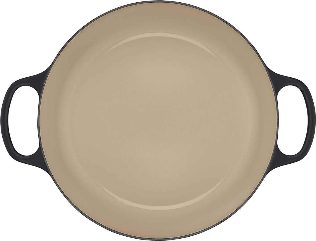 LE CREUSET Kochtopf, Gusseisen, Schwarz Matt, 30 cm, Schwarz Matt
