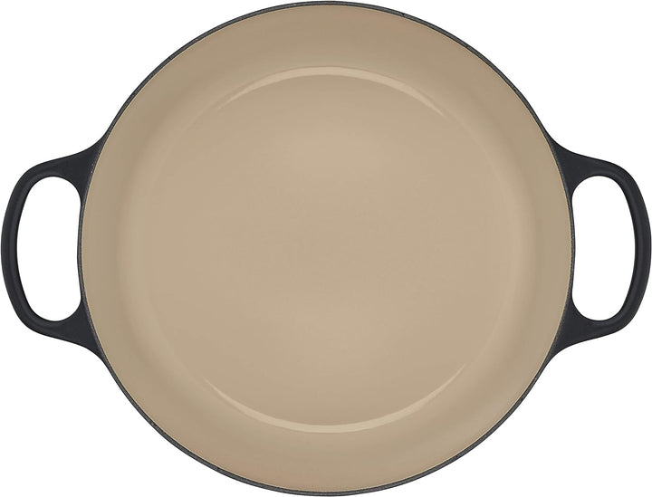 LE CREUSET Kochtopf, Gusseisen, Schwarz Matt, 30 cm, Schwarz Matt