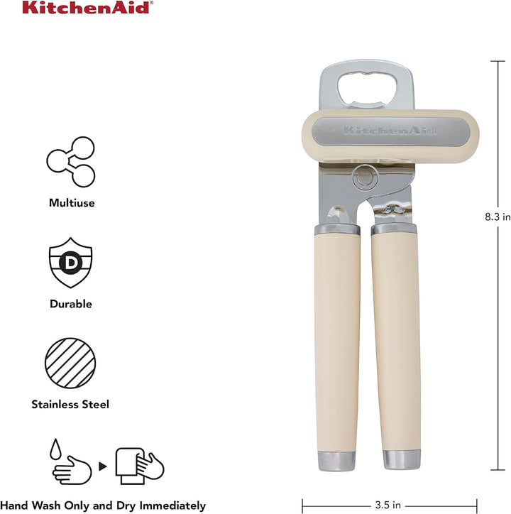 KitchenAid Classic Multifunktions-Dosenöffner/Flaschenöffner, 21,6 cm, mandelfarben