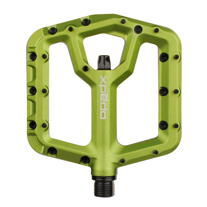 Xpedo Unisex – Erwachsene Trident Pedal, Limegreen, 9/16
