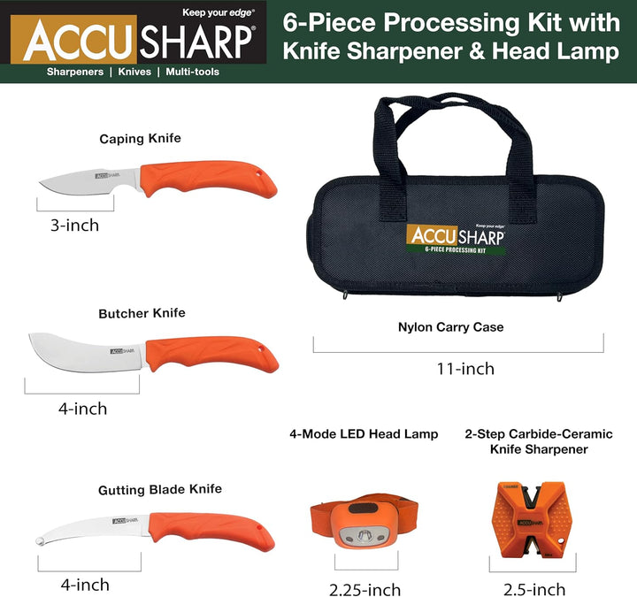 Accusharp Zerwirk-Set, 5-tlg. in Tasche