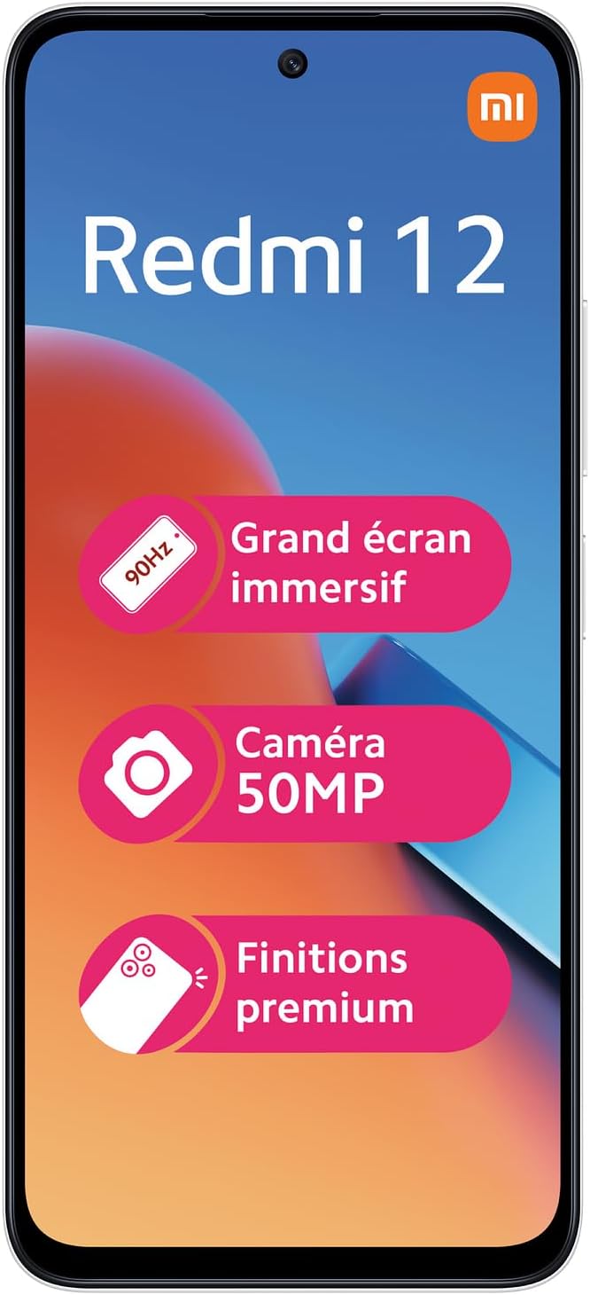 Xiaomi Redmi12 256GB/8GB RAM Dual-SIM polar-silver