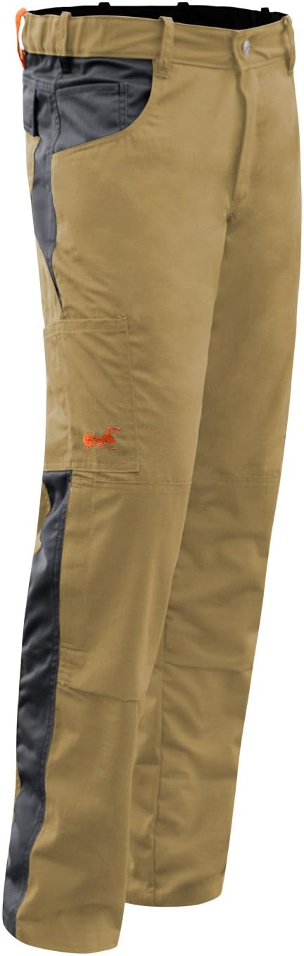 strongAnt Arbeitshose Herren Power Stretch Outdoorhose 30 Beige-grau / Canvas Kein Stretch, 30 Beige