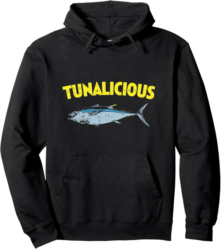 Hochseeangler Tuna Tunalicious Thunfisch Fischer Angelsport Pullover Hoodie