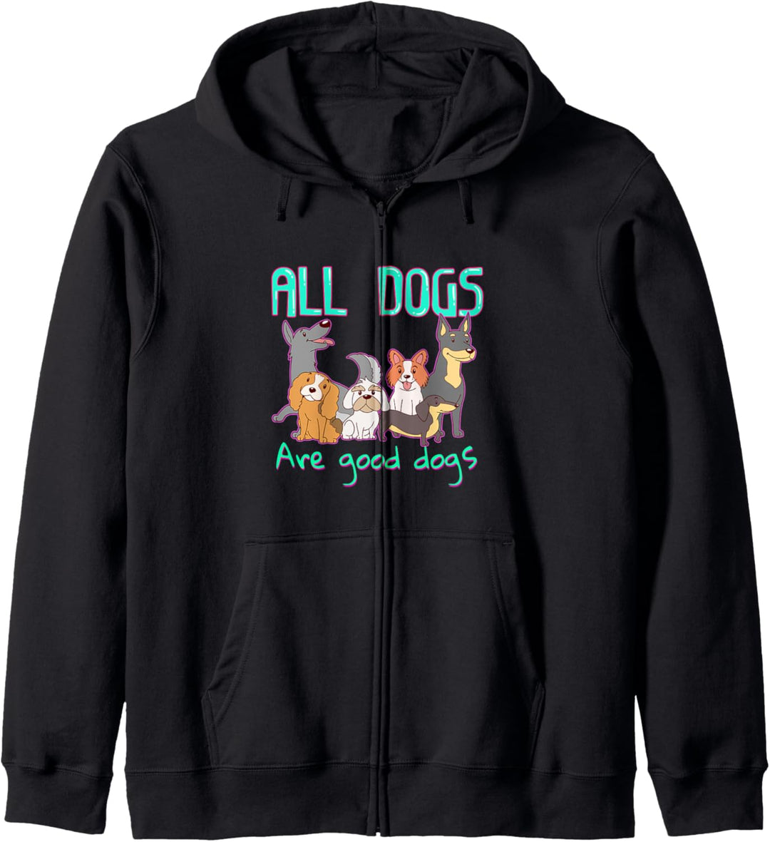 Rescue Dog Geschenk Hund Adoption Alle Hunde sind gute Hunde Kapuzenjacke