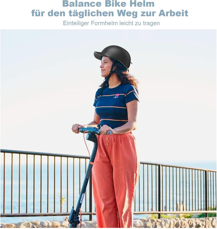 Shinmax Fahrradhelm für Damen und Herren, Einstellbarer Helm mit Visier & Sonnenschutz, Leicht & Bel