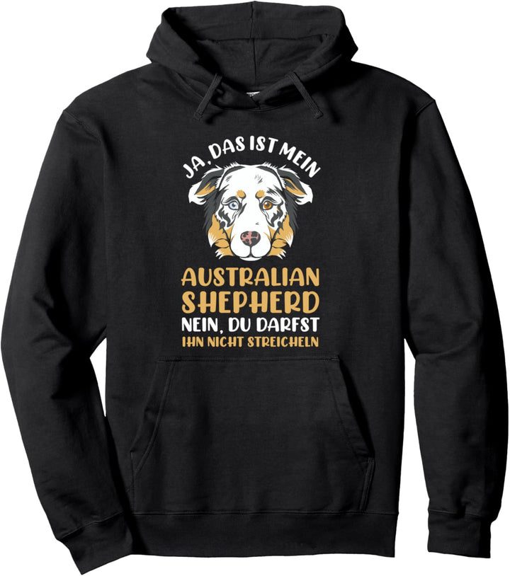 Hund Australian Shepherd Pullover Hoodie