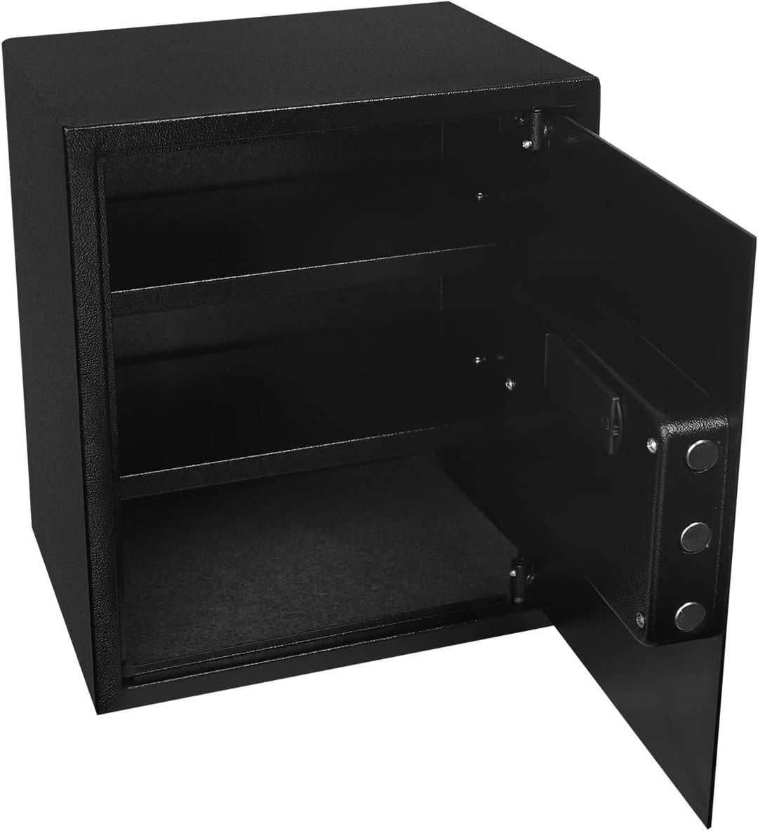 45L Safe Tresor, Feuerfester Tresor mit Schlüssel und Zahlenschloss, Digitaler Heimtresor mit Heraus