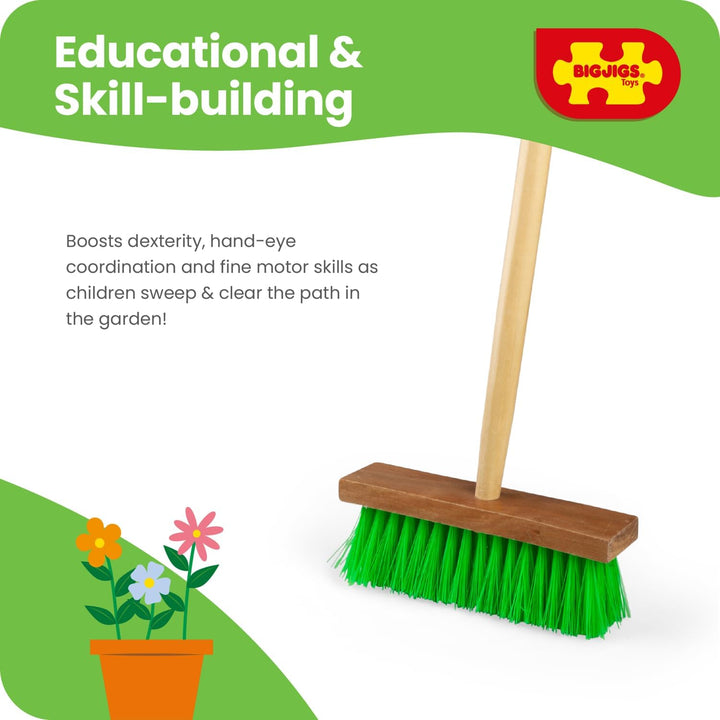 Bigjigs Toys Langstiel Besen