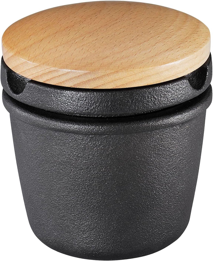 Zassenhaus Gourmet-Set WORKER 3-teilig, Pfeffermühle aus Gusseisen, präzises Keramikmahlwerk, Gewürz