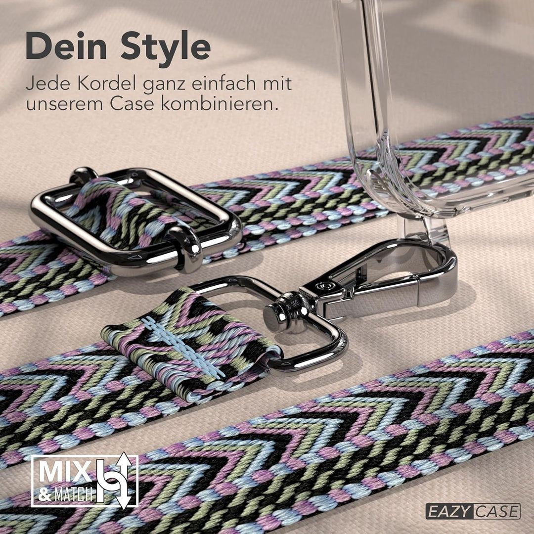 EAZY CASE Handykette - Verstellbares Taschenband kompatibel mit iPhone 17, Schulterriemen, Handykord