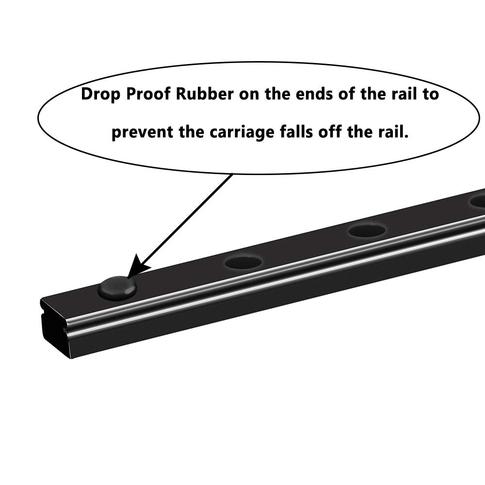 UniTak3D MGN12 Linear Guide Rail 350mm mit MGN12H Lagerstahlwagenblock für CoryXY DIY 3D-Drucker und