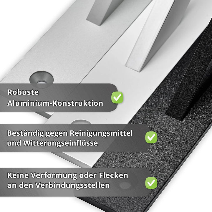 Alusfera Regalhalterung - Dekorative Regalwinkel - Regalhalter 120 mm - Wandregal Halterung - Langle