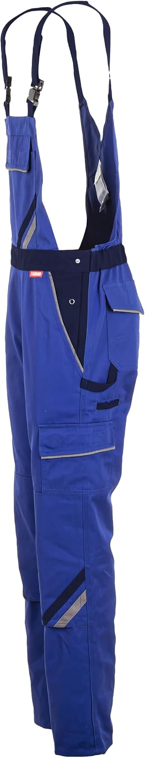 Planam Highline Damen Latzhose, viele Farben, alle Grössen, Kornblau/Marine/Zink