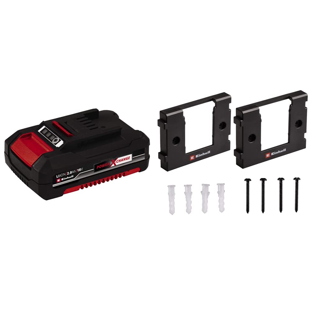 Original Einhell System Akku Power X-Change (Lithium Ionen Akku, 18 V, 2,0 Ah, proaktives Batteriema