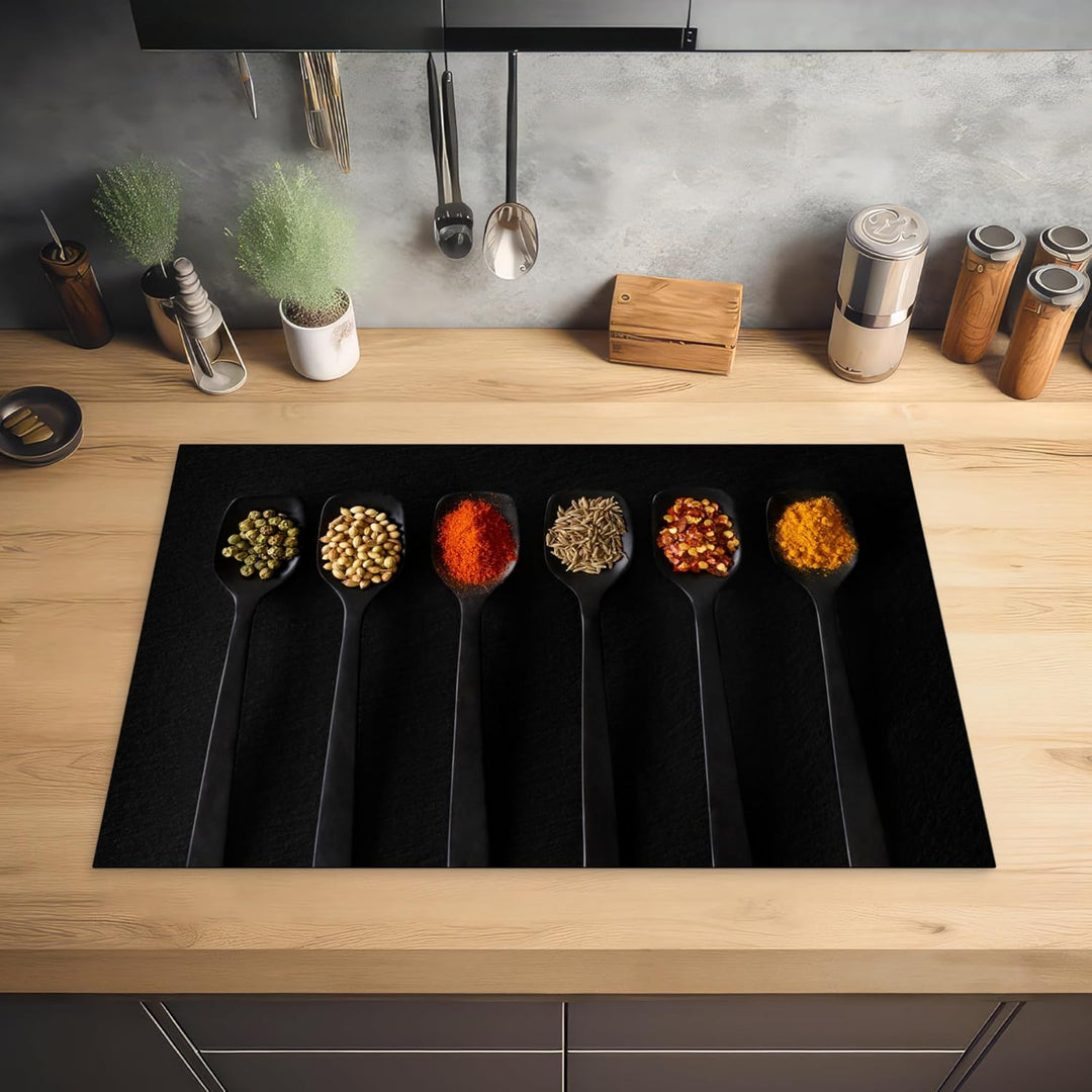 KitchenYeah© Herdabdeckplatte Einteilig Induktionsmatte Küche Abdeckung Ceranfeld Herd Abdeckplatte