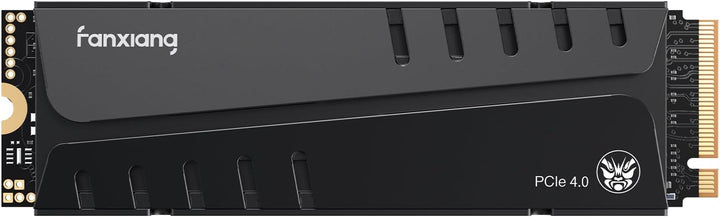 M2 SSD 4TB Nvme M.2 2280 Interne SSD Festplatte PCIe 4.0 mit Kühlkörper, 7450MB/s Lesen, 6800MB/s Sc