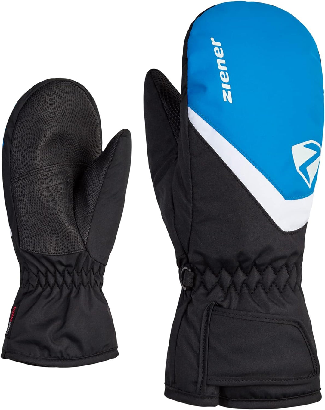 Ziener Kinder Loriano Ski-Fäustling/Wintersport | wasserdicht, atmungsaktiv 3.5 persian blue, 3.5 pe