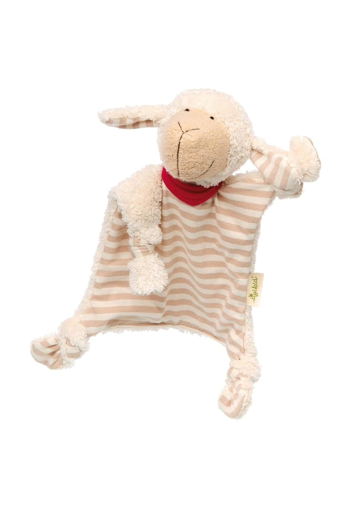 SIGIKID 38885 Schnuffeltuch Schaf Green Mädchen und Jungen Babyspielzeug empfohlen ab Geburt beige,
