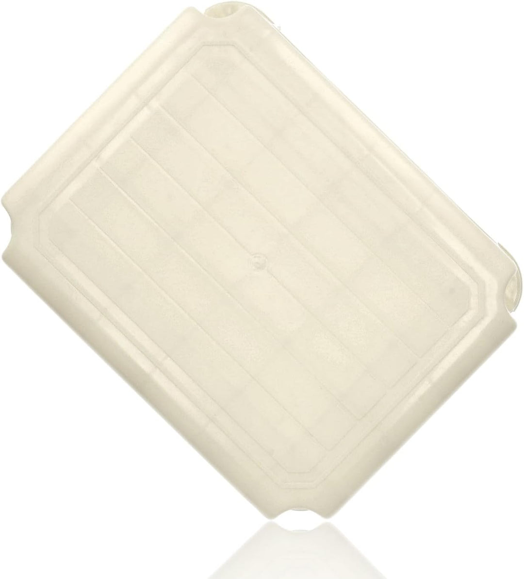 Tritthocker Erwachsene Weiss/Creme – 120 KG Tragkraft – Rutschfester Hocker 38x29x24 cm – Leichte Tr