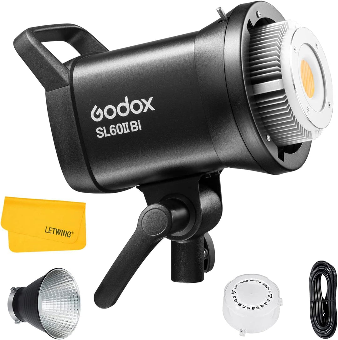 Godox SL60IIBi SL60II-Bi LED Video Lichter, CRI96 und TLCI97 +, 2800K-6500K, Eingebaute 11 FX Effekt