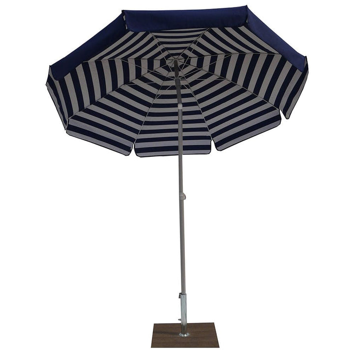 Maffei Art 181 Venezia Sonnenschirm rund Baumwolle Duplex Durchmesser 200 cm Made in Italy blau, bla
