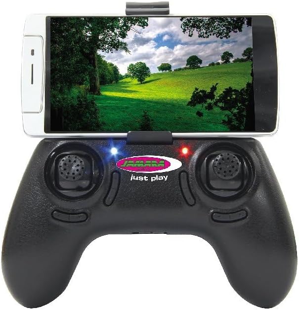JAMARA 422029 - Angle 120 Altitude HD Wifi VR, inkl. VR-Brille, Altitude Hold Adjustment, Kompass/Fl